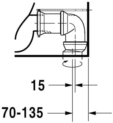 Stand-WC Kombination für SensoWash®, 215659