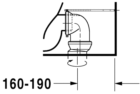 Stand-WC Kombination für SensoWash®, 215659