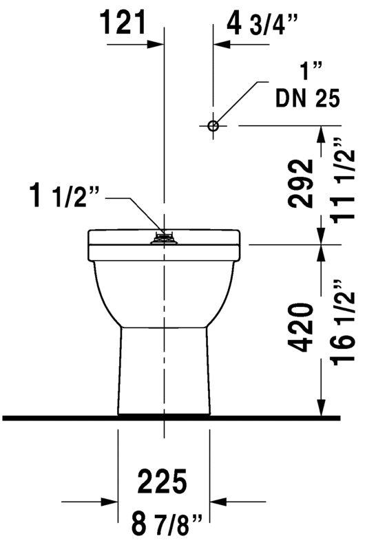 Toilet floorstanding, 216501