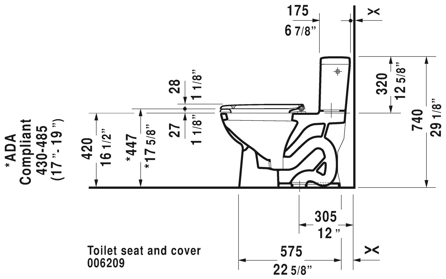 One-Piece toilet, 011301