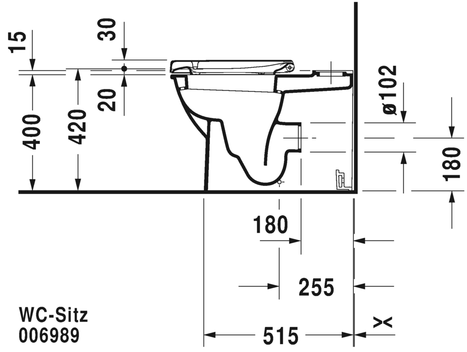 Stand-WC Kombination, 213809
