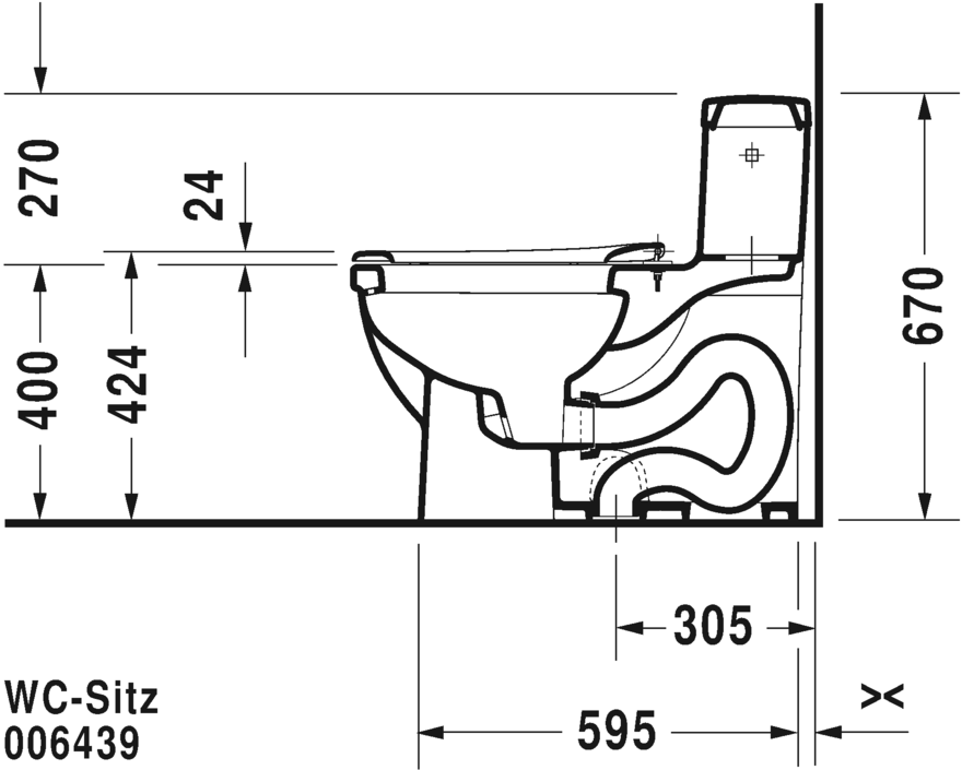 One-piece toilet, 212001