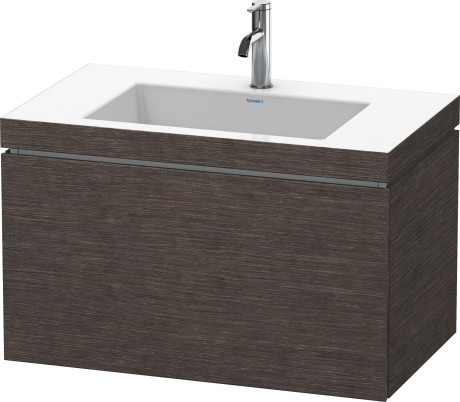 Furniture washbasin c-bonded with vanity wall mounted, LC6917O7272 furniture washbasin Vero Air included
