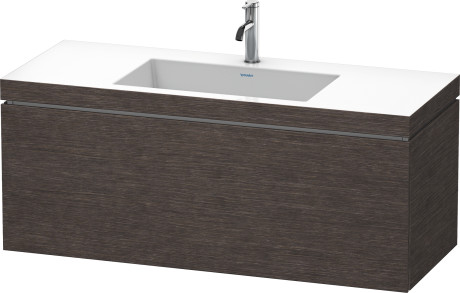 Furniture washbasin c-bonded with vanity wall mounted, LC6919O7272 furniture washbasin Vero Air included