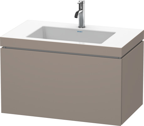Furniture washbasin c-bonded with vanity wall mounted, LC6917O4343 furniture washbasin Vero Air included