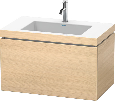 Furniture washbasin c-bonded with vanity wall mounted, LC6917O7171 furniture washbasin Vero Air included