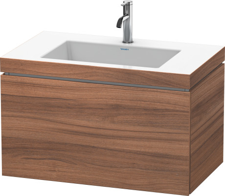Furniture washbasin c-bonded with vanity wall mounted, LC6917O7979 furniture washbasin Vero Air included