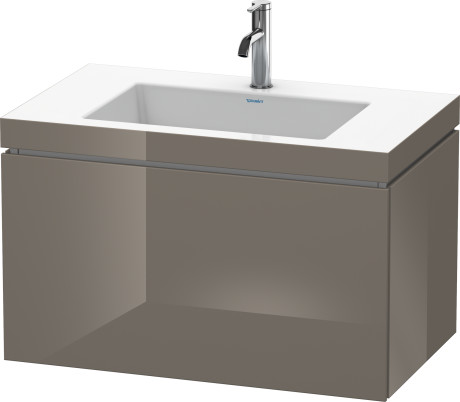 Furniture washbasin c-bonded with vanity wall mounted, LC6917O8989 furniture washbasin Vero Air included