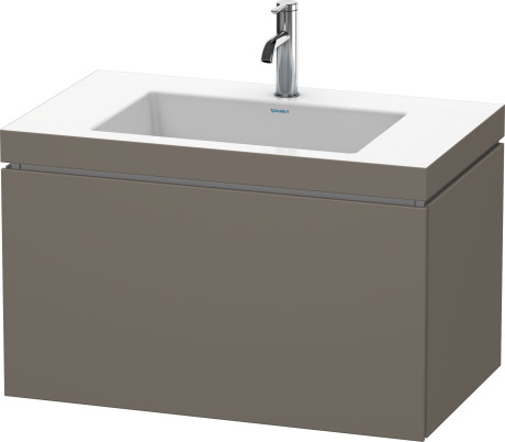 Furniture washbasin c-bonded with vanity wall mounted, LC6917O9090 furniture washbasin Vero Air included