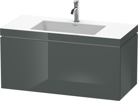 Furniture washbasin c-bonded with vanity wall mounted, LC6918O3838 furniture washbasin Vero Air included