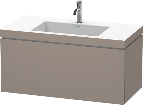 Furniture washbasin c-bonded with vanity wall mounted, LC6918O4343 furniture washbasin Vero Air included