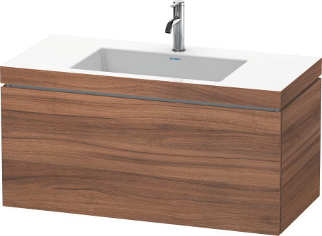 Furniture washbasin c-bonded with vanity wall mounted, LC6918O7979 furniture washbasin Vero Air included