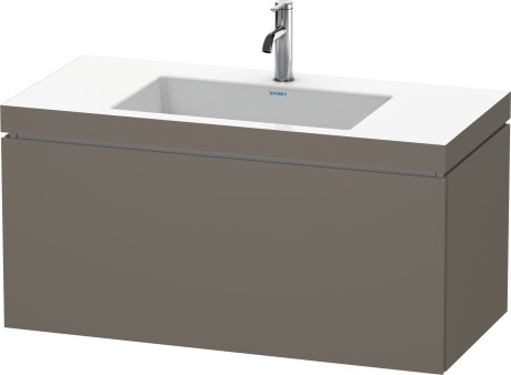 Furniture washbasin c-bonded with vanity wall mounted, LC6918O9090 furniture washbasin Vero Air included