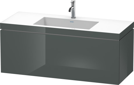 Furniture washbasin c-bonded with vanity wall mounted, LC6919O3838 furniture washbasin Vero Air included