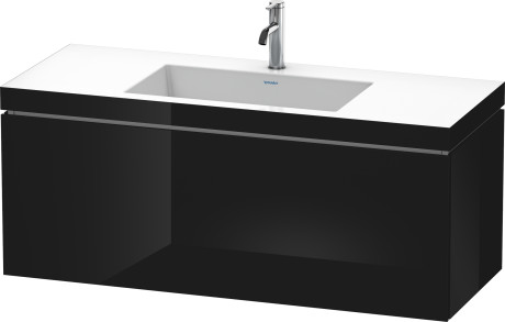 Furniture washbasin c-bonded with vanity wall mounted, LC6919O4040 furniture washbasin Vero Air included