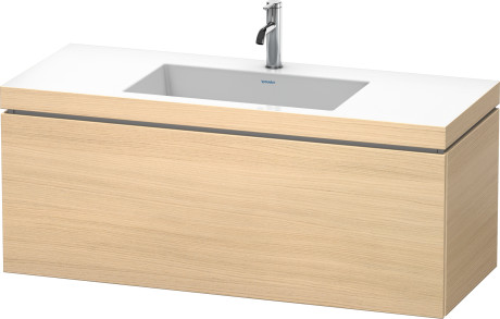 Furniture washbasin c-bonded with vanity wall mounted, LC6919O7171 furniture washbasin Vero Air included