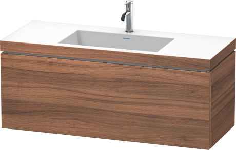 Furniture washbasin c-bonded with vanity wall mounted, LC6919O7979 furniture washbasin Vero Air included