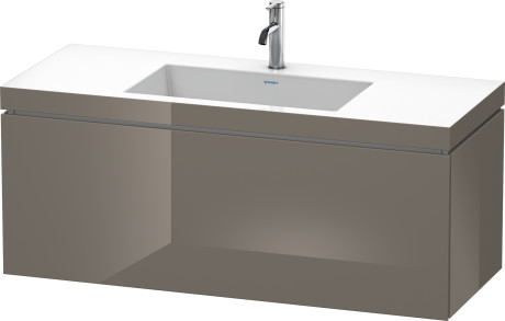 Furniture washbasin c-bonded with vanity wall mounted, LC6919O8989 furniture washbasin Vero Air included