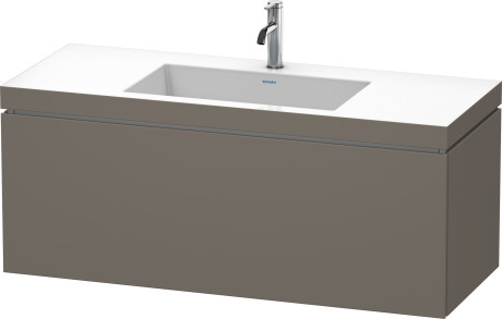 Furniture washbasin c-bonded with vanity wall mounted, LC6919O9090 furniture washbasin Vero Air included