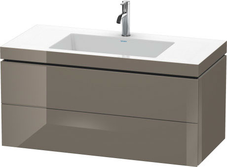 Furniture washbasin c-bonded with vanity wall mounted, LC6928O8989 furniture washbasin Vero Air included