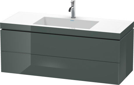 Furniture washbasin c-bonded with vanity wall mounted, LC6929O3838 furniture washbasin Vero Air included