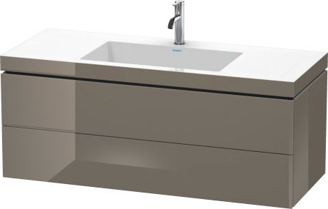 Furniture washbasin c-bonded with vanity wall mounted, LC6929O8989 furniture washbasin Vero Air included