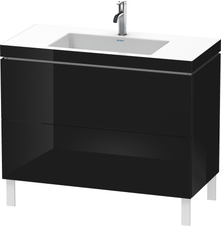 Lavabo pour meuble c-bonded avec meuble sous lavabo à poser, LC6938O4040 lavabo pour meuble Vero Air inclus