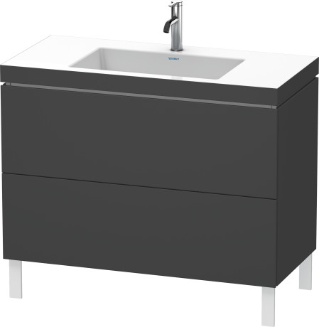 Lavabo pour meuble c-bonded avec meuble sous lavabo à poser, LC6938O4949 lavabo pour meuble Vero Air inclus