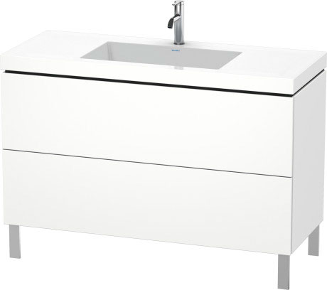 Lavabo pour meuble c-bonded avec meuble sous lavabo à poser, LC6939O1818 lavabo pour meuble Vero Air inclus