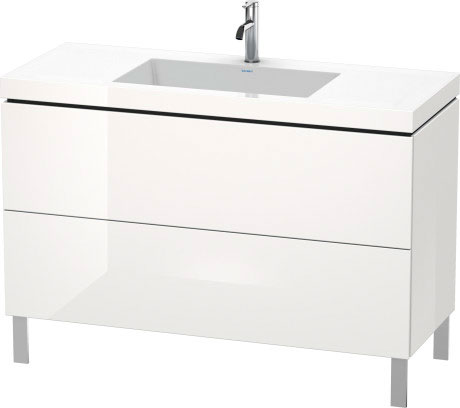 Lavabo pour meuble c-bonded avec meuble sous lavabo à poser, LC6939O2222 lavabo pour meuble Vero Air inclus
