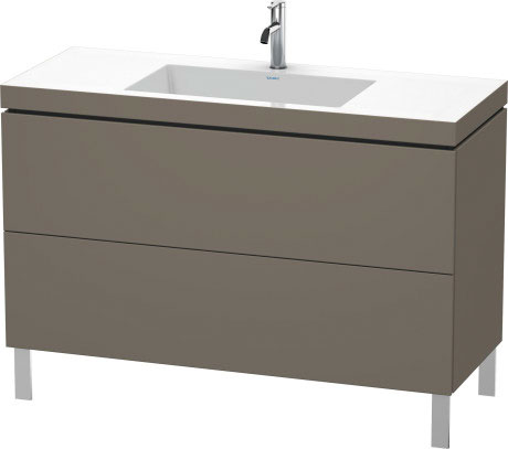 Lavabo pour meuble c-bonded avec meuble sous lavabo à poser, LC6939O9090 lavabo pour meuble Vero Air inclus