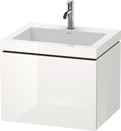 Furniture washbasin c-bonded with vanity wall mounted, LC6916O2222 furniture washbasin Vero Air included