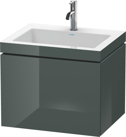 Furniture washbasin c-bonded with vanity wall mounted, LC6916O3838 furniture washbasin Vero Air included