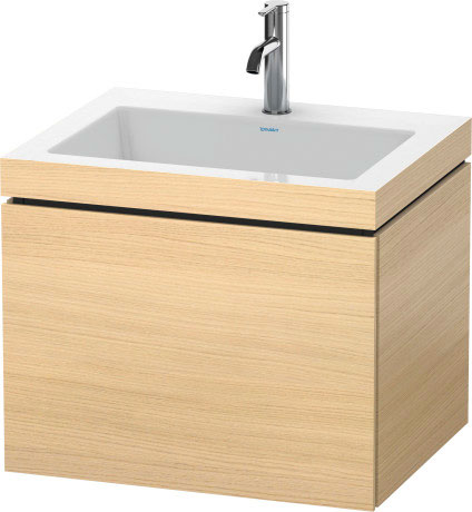 Furniture washbasin c-bonded with vanity wall mounted, LC6916O7171 furniture washbasin Vero Air included