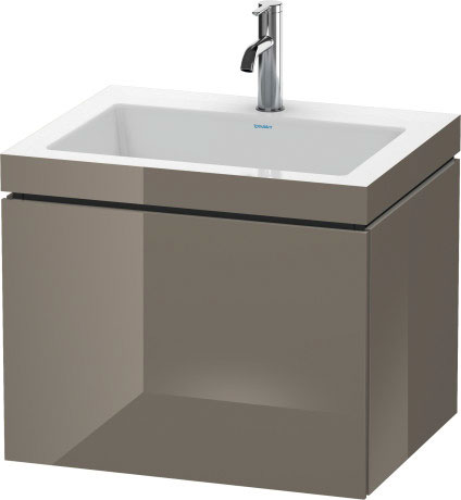 Furniture washbasin c-bonded with vanity wall mounted, LC6916O8989 furniture washbasin Vero Air included