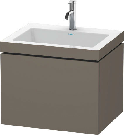Furniture washbasin c-bonded with vanity wall mounted, LC6916O9090 furniture washbasin Vero Air included