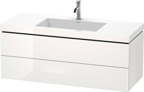 Furniture washbasin c-bonded with vanity wall-mounted, LC6929 N/O