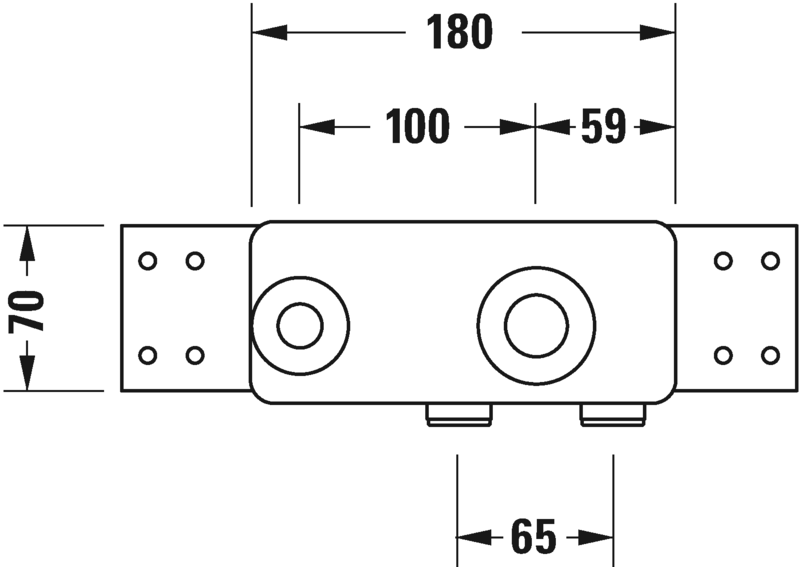 Basic set single lever basin mixer for concealed installation, GK1900002