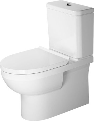 Duravit No.1 - Toilet close-coupled Duravit Rimless®