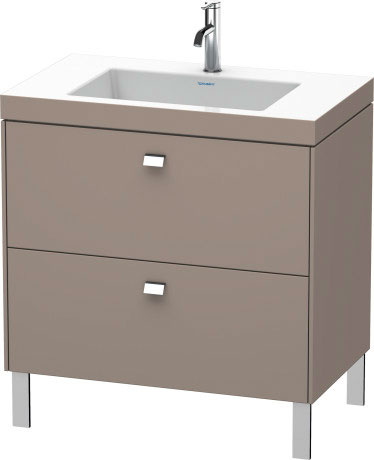 Furniture washbasin c-bonded with vanity floor standing, BR4701O1043 furniture washbasin Vero Air included