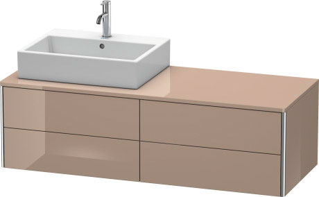 Mueble bajo lavabo para encimera suspendido, XS4913L8686 cajón superior debajo de la cerámica incl. recorte y recubrimiento para sifón