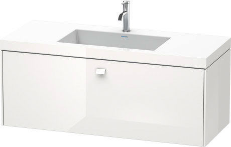 Furniture washbasin c-bonded with vanity wall-mounted, BR4603 N/O