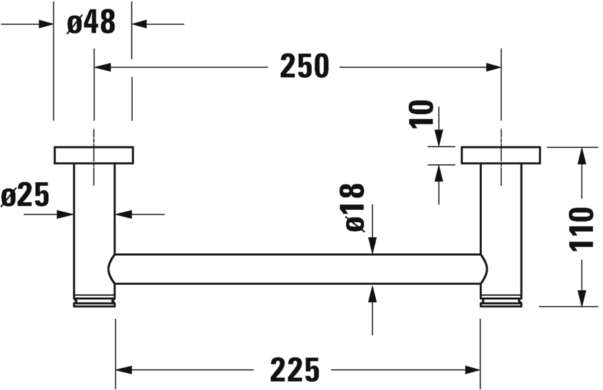 Bathtub handle, 009914