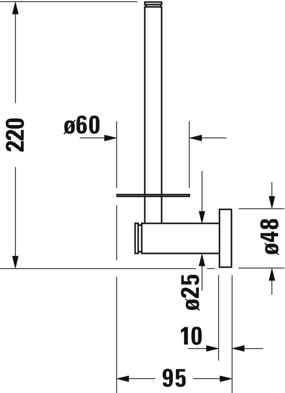 Spare paper holder, 009915