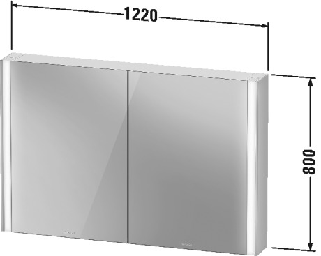 Mirror cabinet, XV7134