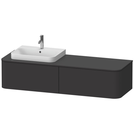 Mueble bajo lavabo para encimera suspendido, HP4944L8080 para lavabo sobre encimera Happy D.2 Plus