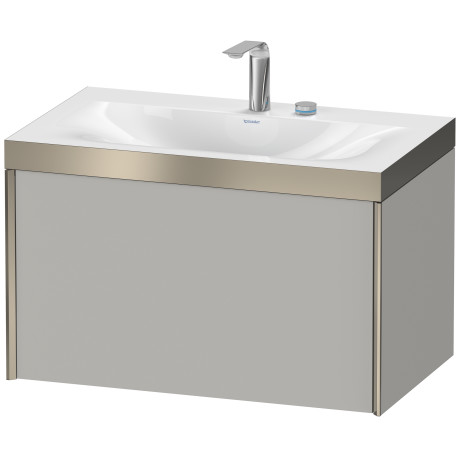 Furniture washbasin c-bonded with vanity wall mounted, XV4610EB107P