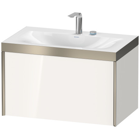 Furniture washbasin c-bonded with vanity wall mounted, XV4610EB122P
