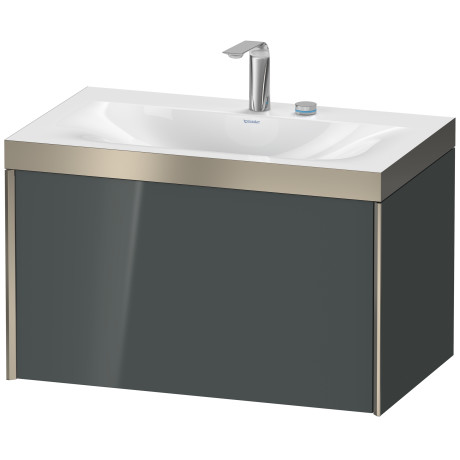 Furniture washbasin c-bonded with vanity wall mounted, XV4610EB138P