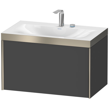 Furniture washbasin c-bonded with vanity wall mounted, XV4610EB149P